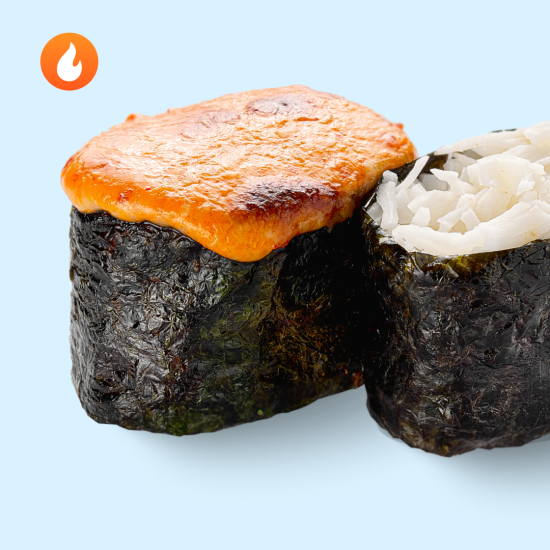 Краб гункан запечённый