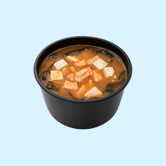 Мисо суп с лососем и тофу